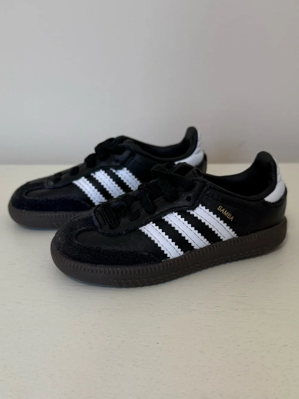 adidas SAMBA OG SHOES KIDS Black and White Sneakers 5K toddler baby classic shoe